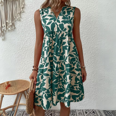 AmalfiCharm | Amalfi A Line Tank Dress met ruches
