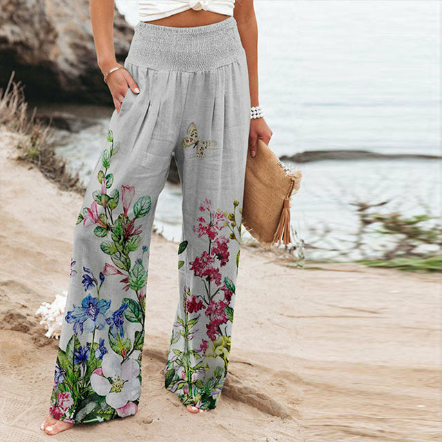 Caroline | Stylish Floral Pants