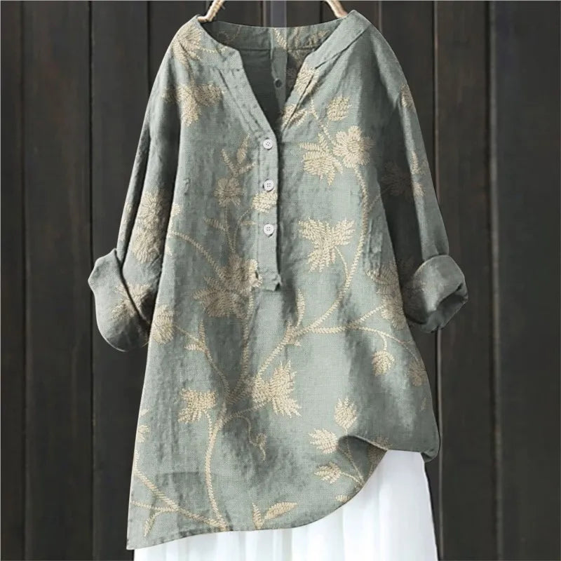 BloomStyle | AngelaCasual blouse met bloemen