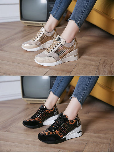 Here’s the translation into English:  **Lace-up Shoes™ | Women's Wedge Sneakers**