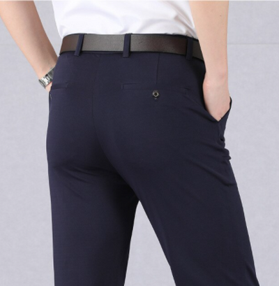 With our Logan Men's Stretch Fit Pants