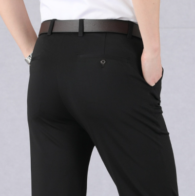 With our Logan Men's Stretch Fit Pants