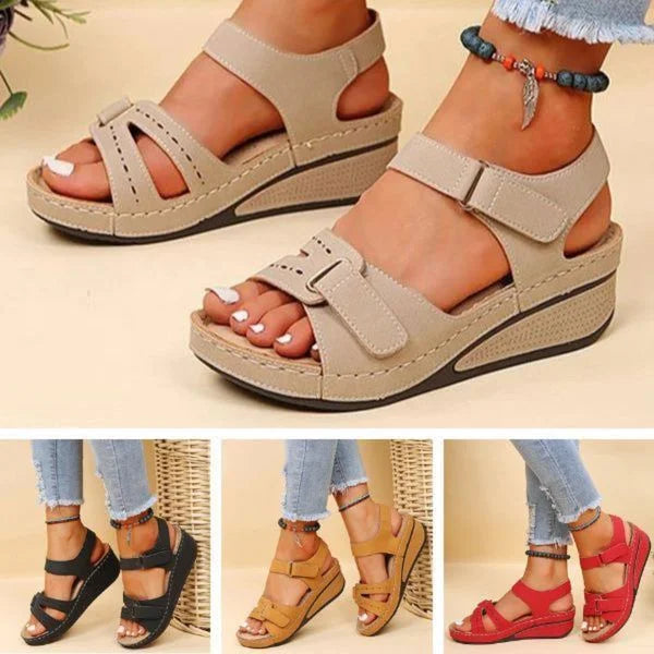 FootFlair | Comfortable orthopedic women's sandalsalen voo